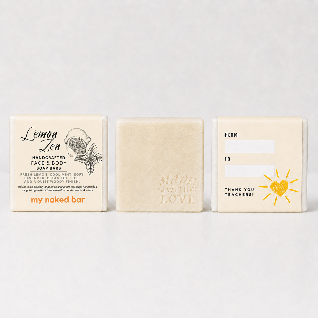 Teacher’s Day Gift Singapore: Lemon Zen Handmade Soap Bar