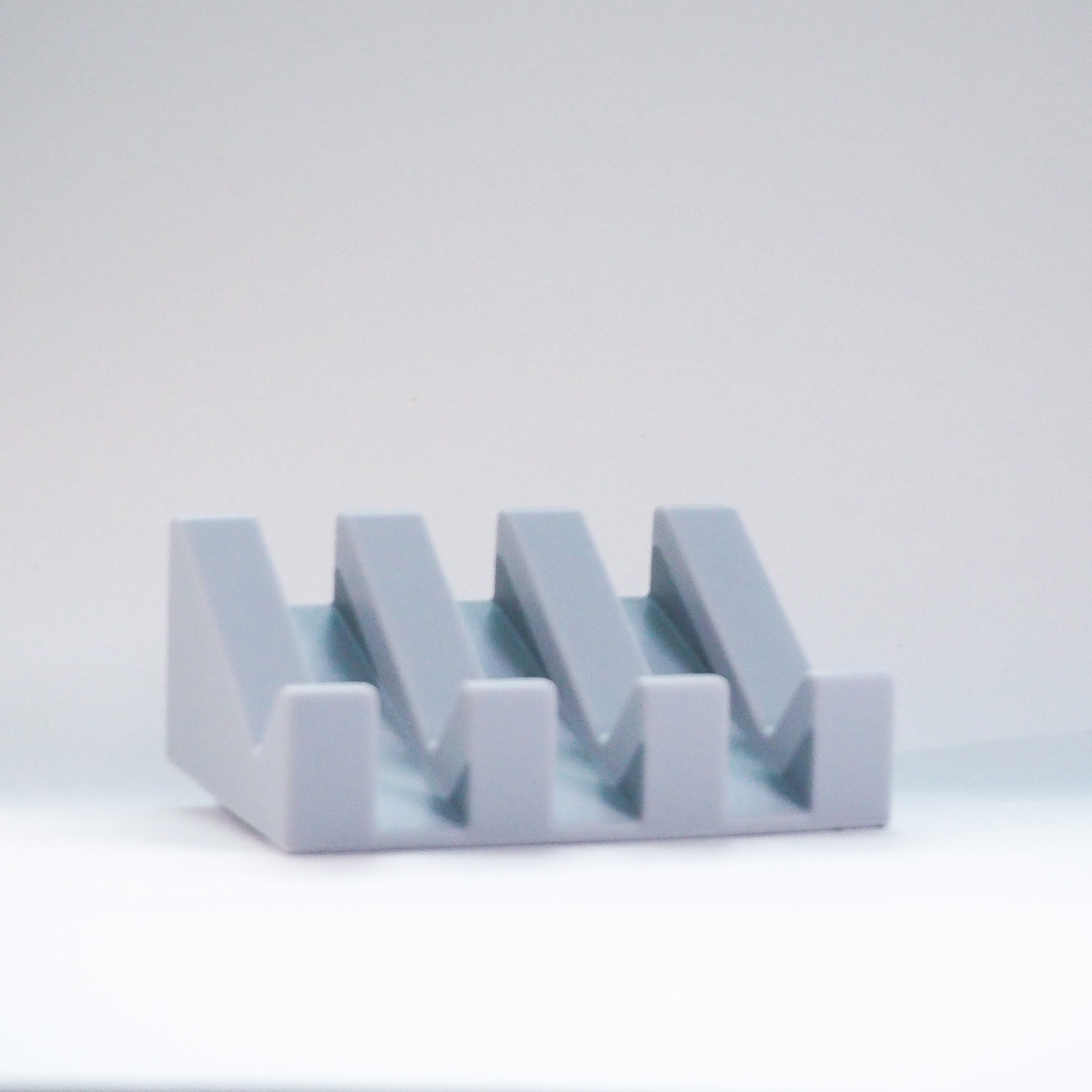 Slate Avant Garde Silicone Soap Dish