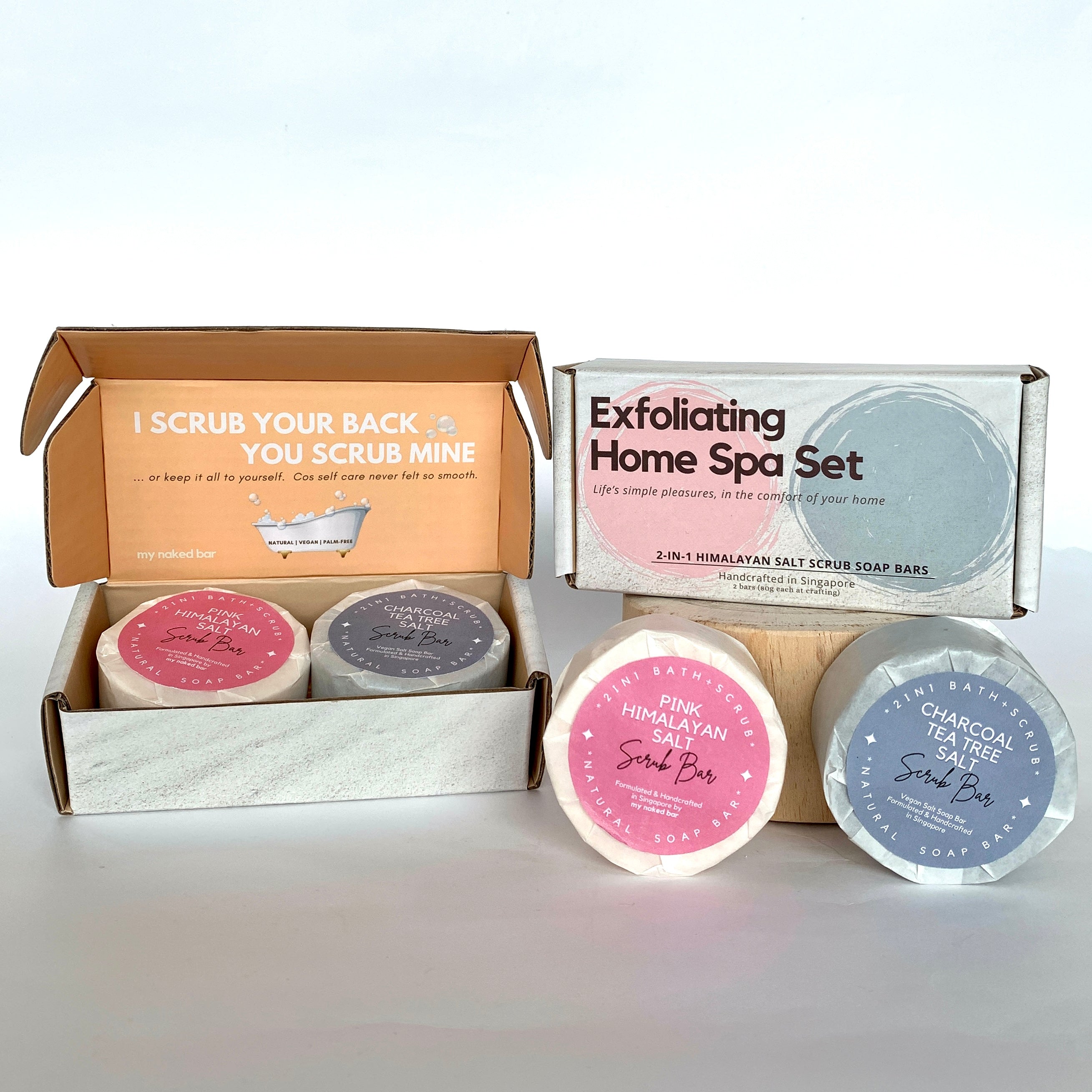 Exfoliating Home Spa Gift Set