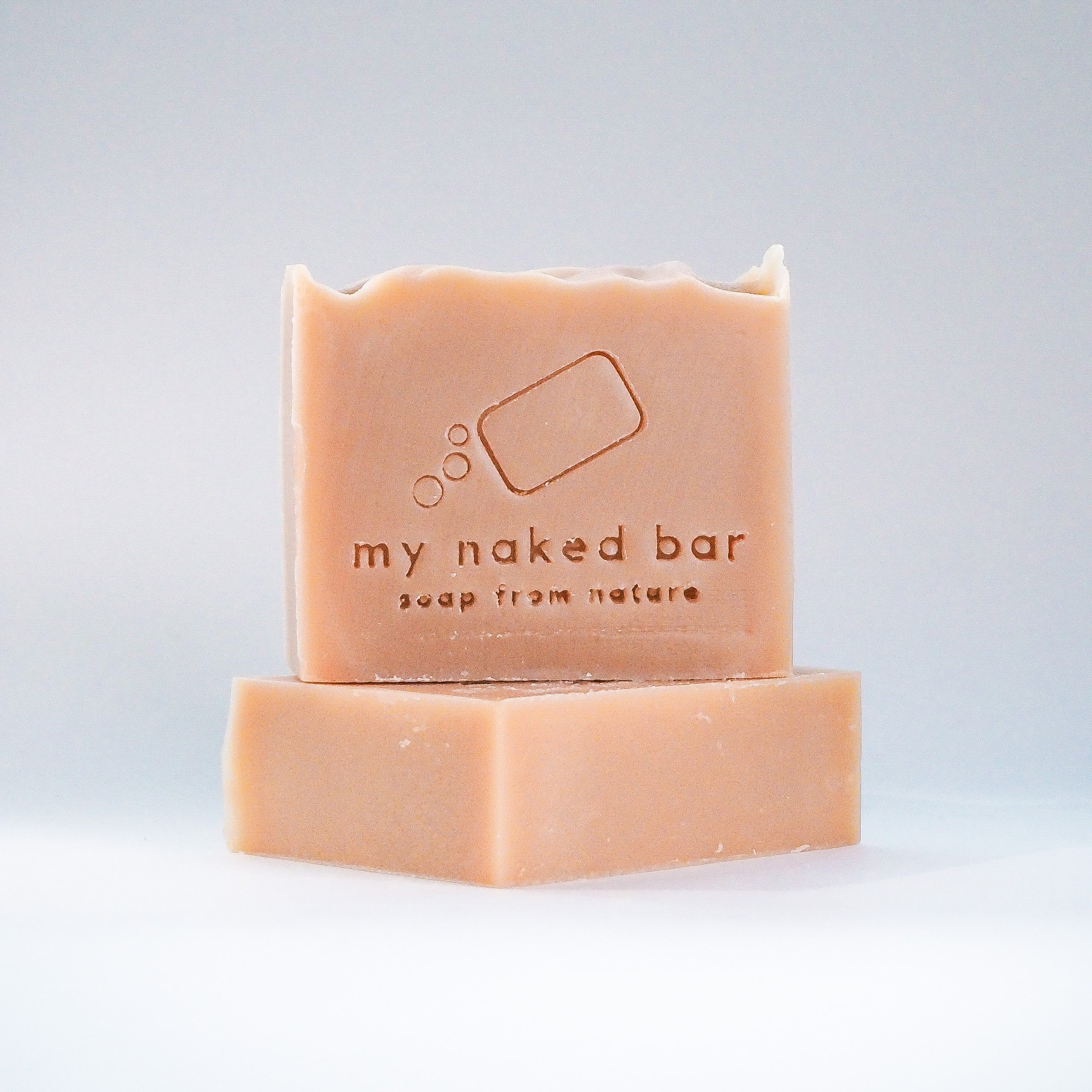 Front View of Moroccan Red Clay stacked on another bar lying down