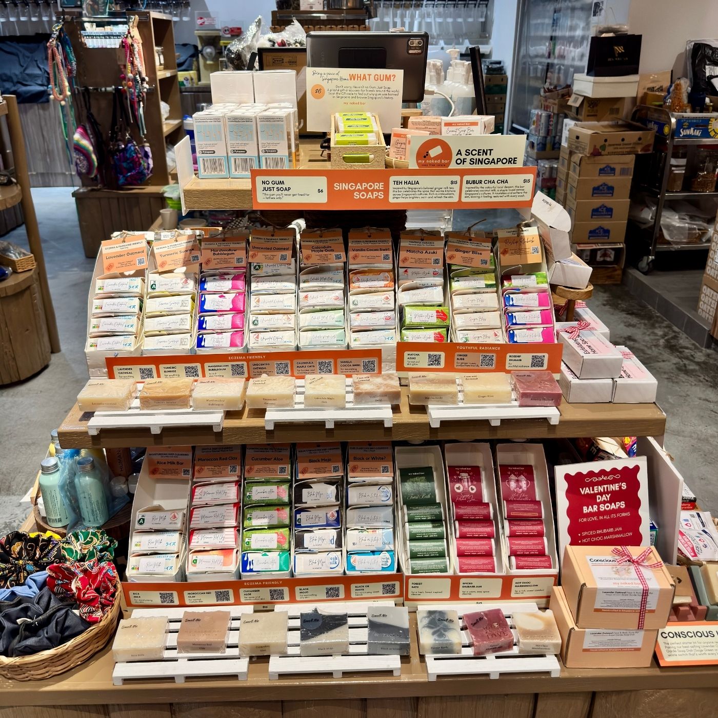My Naked Bar Handcrafted bar soaps at Unpackt Mandai Wildlife West