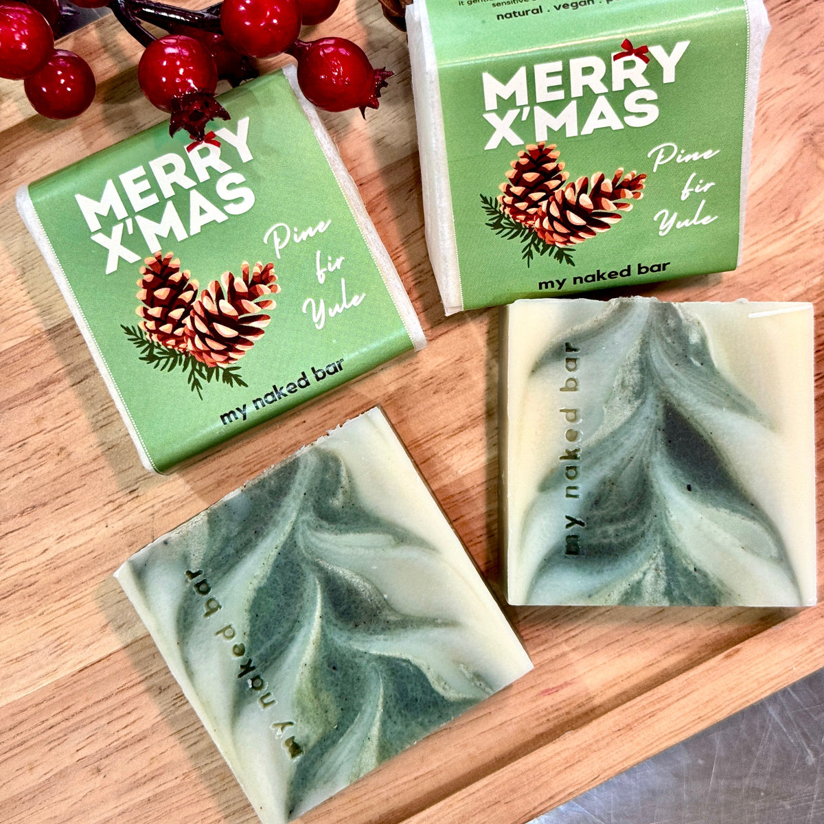 Pine Fir Yule Christmas Soap Bar