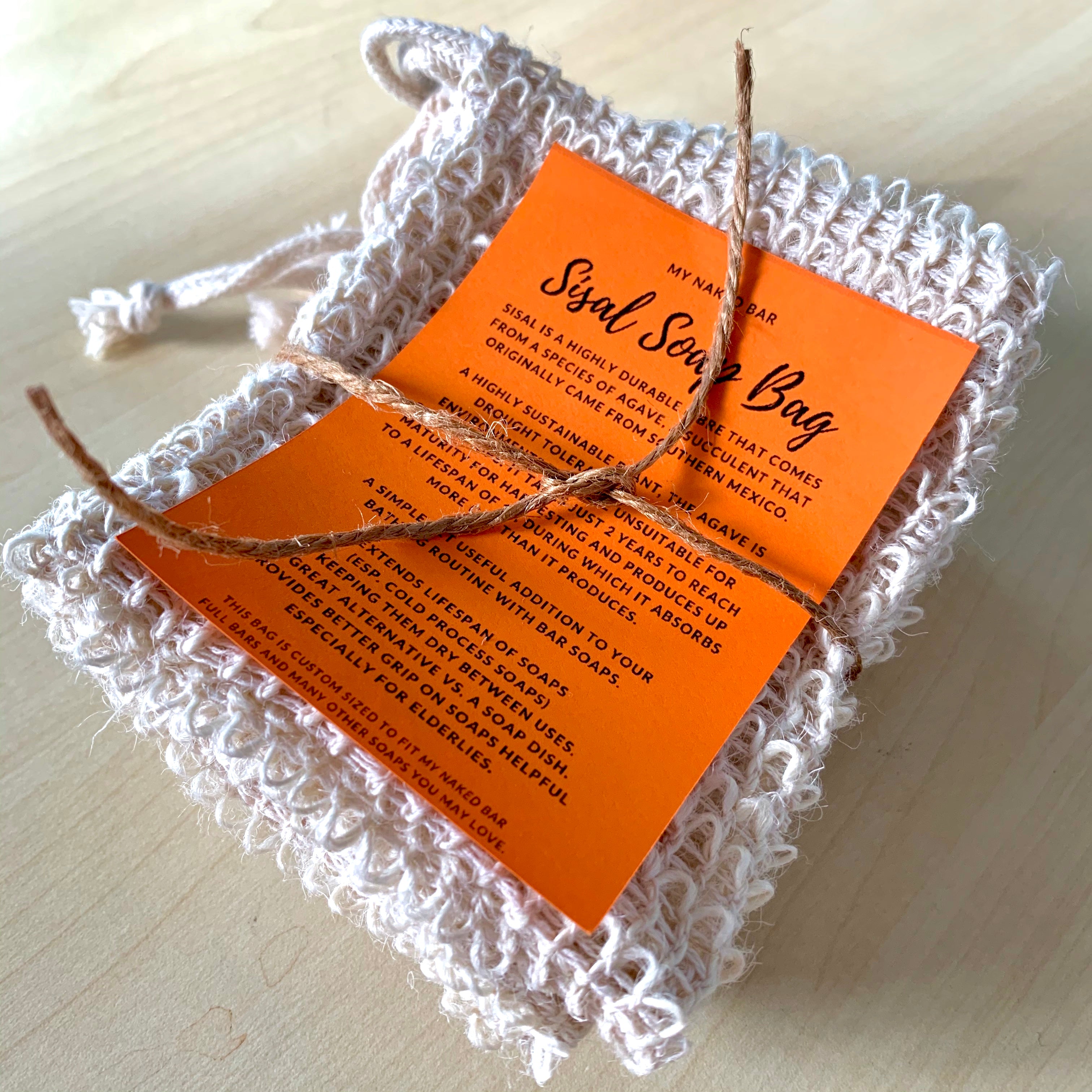 Sisal Soap Saver Bag