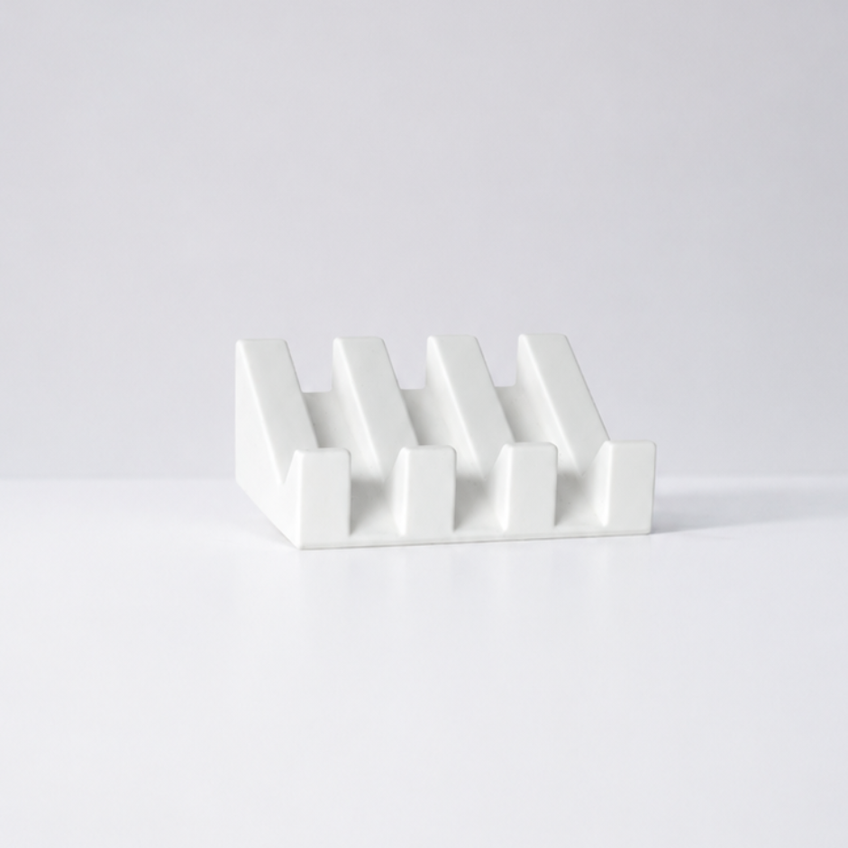 Avant Garde Soap Dish_Snow