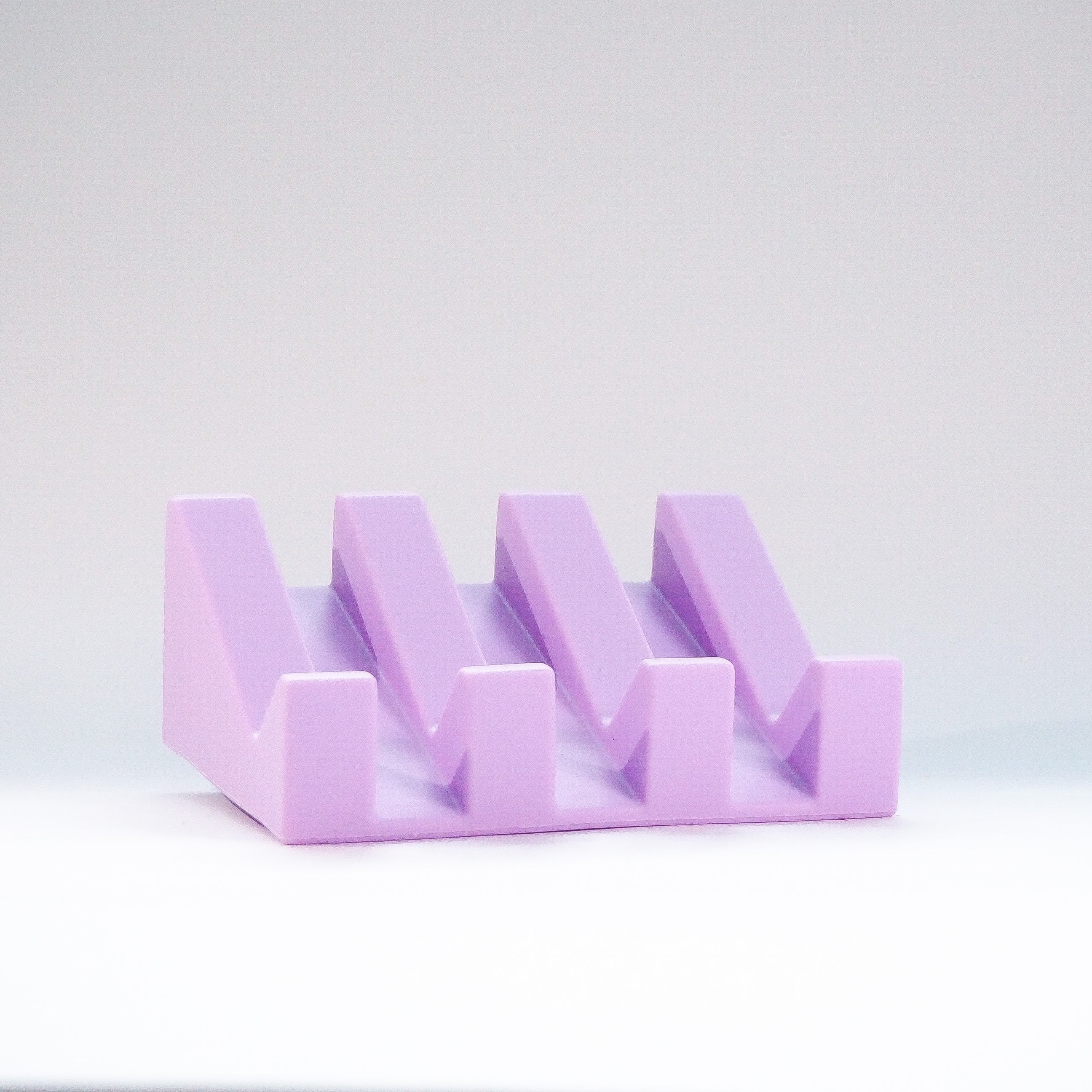 Lilac Avant Garde Silicone Soap Dish