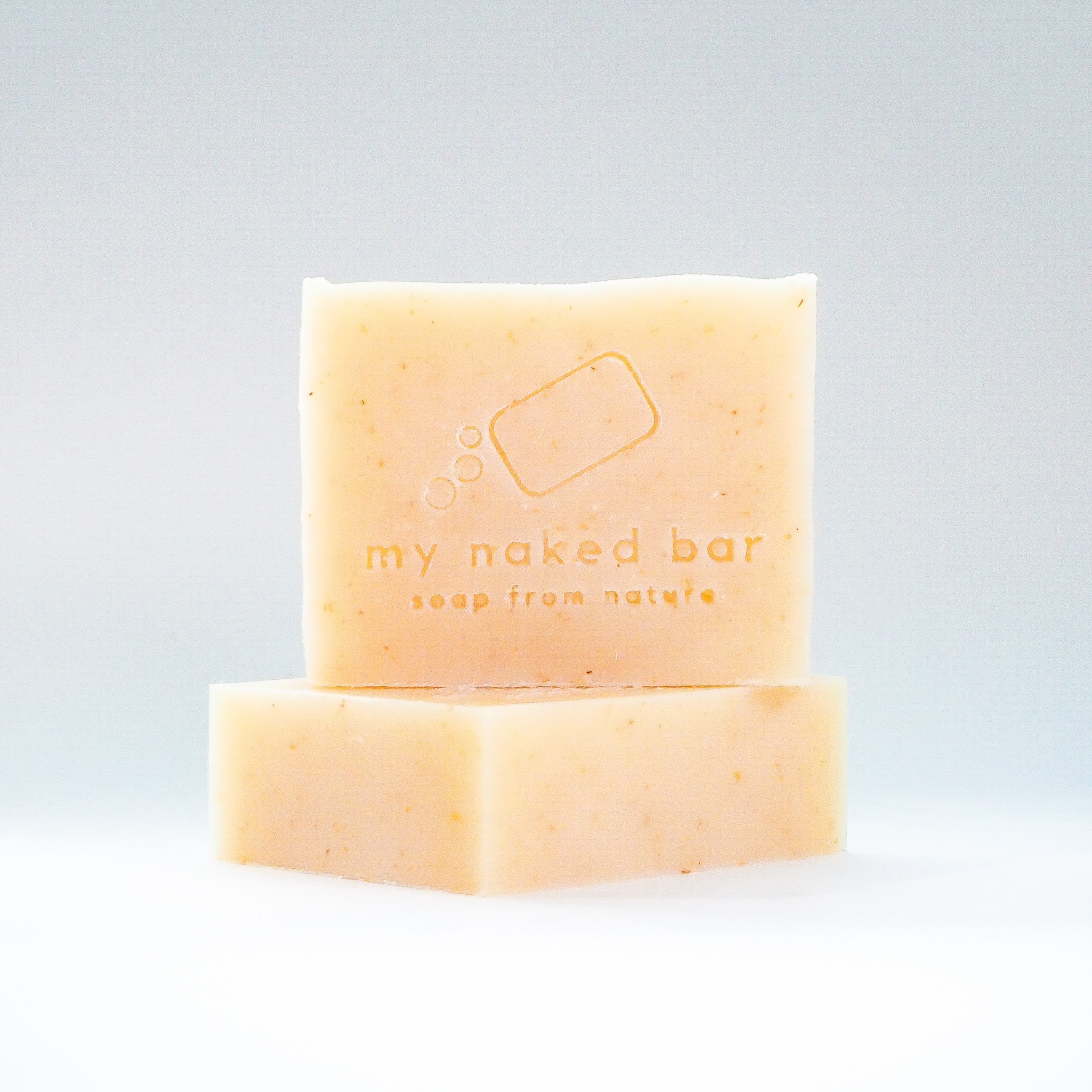 Lavender Oatmeal Soap Bar, front view