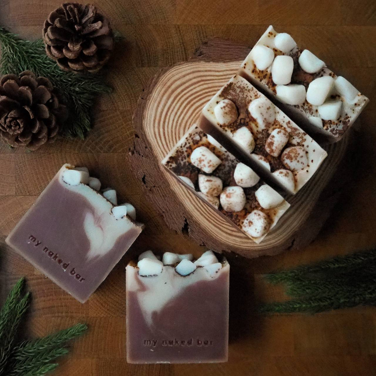 Hot Choc Marshmallow Christmas Soap Bar