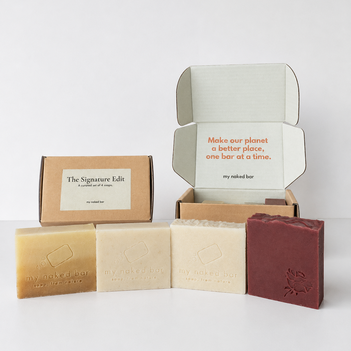 The Signature Edit Curated Soap Bar Gift Set by My Naked Bar